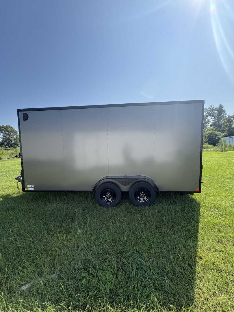 New 2026 Diamond Cargo 7x16TA Charcoal Blackout Cargo / Enclosed Trailer