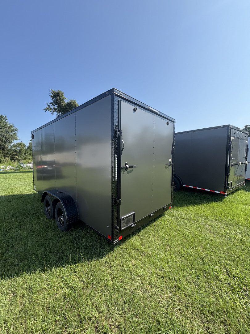 New 2026 Diamond Cargo 7x16TA Charcoal Blackout Cargo / Enclosed Trailer