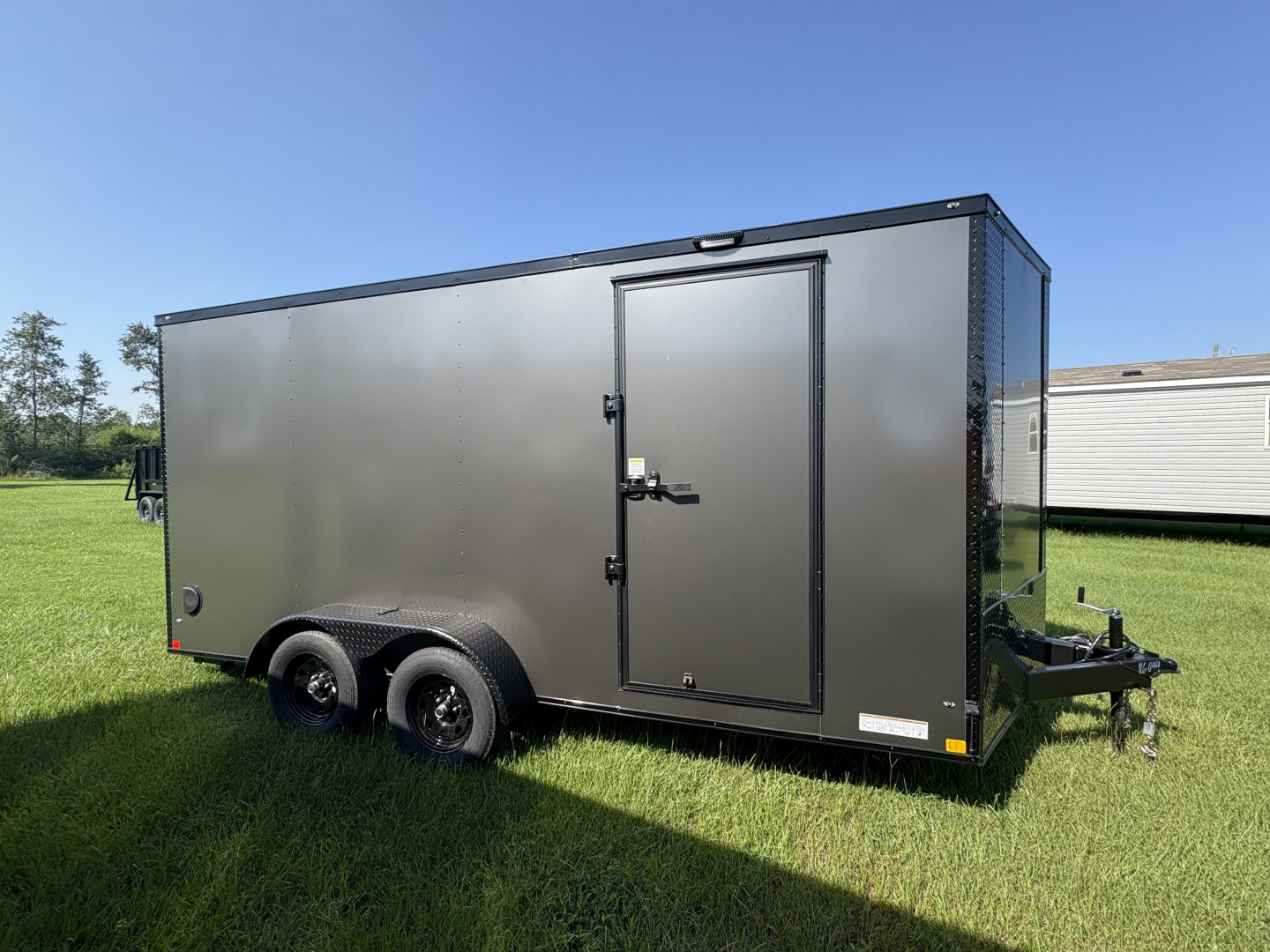 New 2026 Diamond Cargo 7x16TA Charcoal Blackout Cargo / Enclosed Trailer