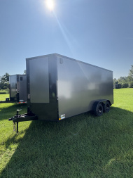 New 2026 Diamond Cargo 7x16TA Charcoal Blackout Cargo / Enclosed Trailer
