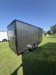 New 2026 Diamond Cargo 7x16TA Charcoal Blackout Cargo / Enclosed Trailer