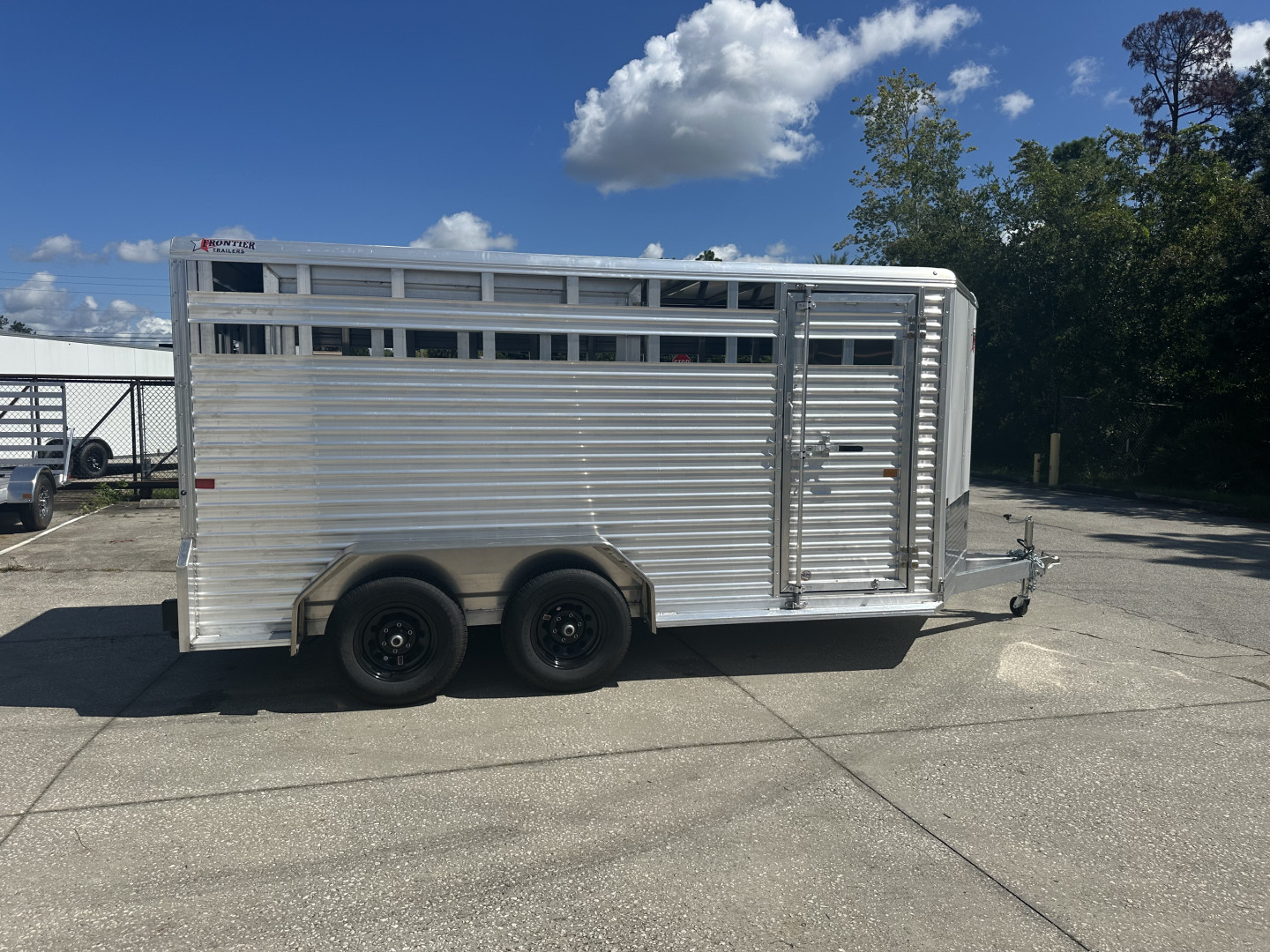 New 2026 Frontier Trailers Livestock 16'7" 10K Stock / Stock Combo Trailer