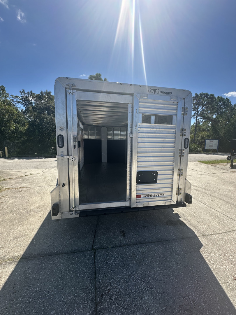 New 2026 Frontier Trailers Livestock 16'7" 10K Stock / Stock Combo Trailer