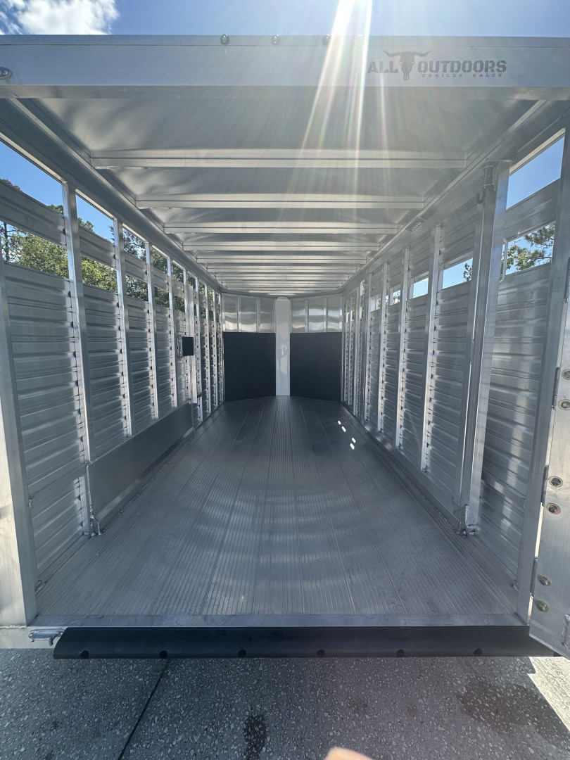 New 2026 Frontier Trailers Livestock 16'7" 10K Stock / Stock Combo Trailer