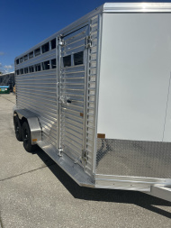 New 2026 Frontier Trailers Livestock 16'7" 10K Stock / Stock Combo Trailer