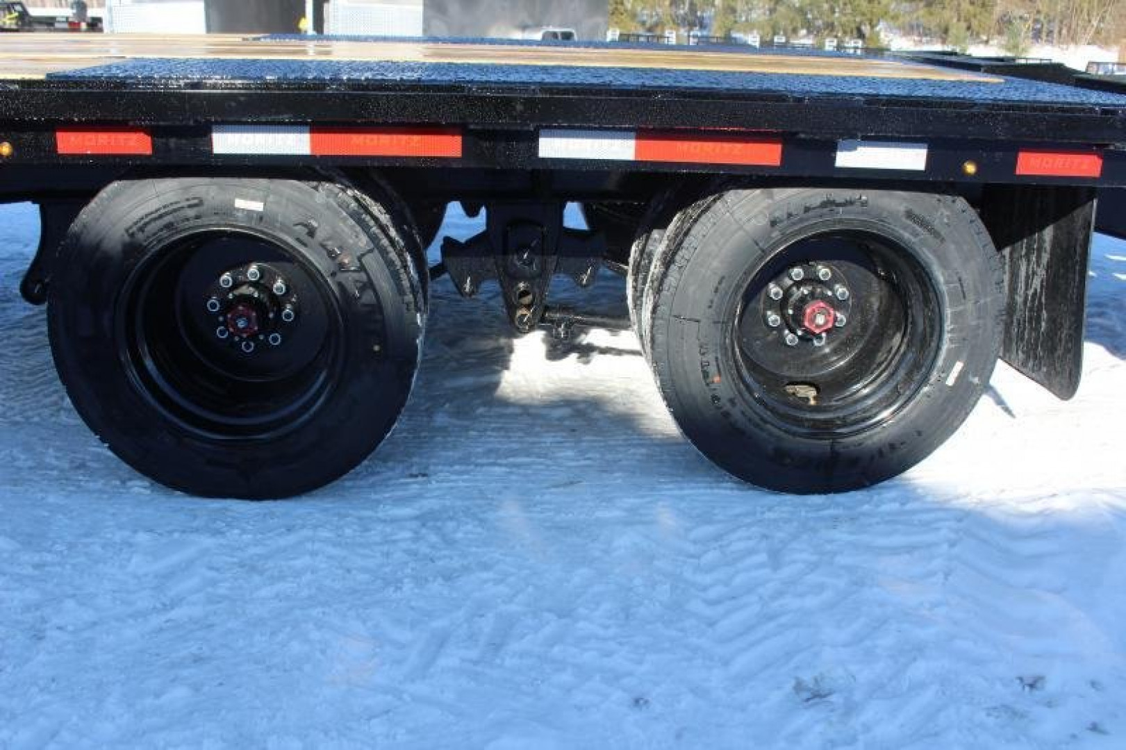 New 2025 Moritz FDPH DT 20' + 5' - Pintle Ring Deckover Equipment Trailer - 25900# GVW