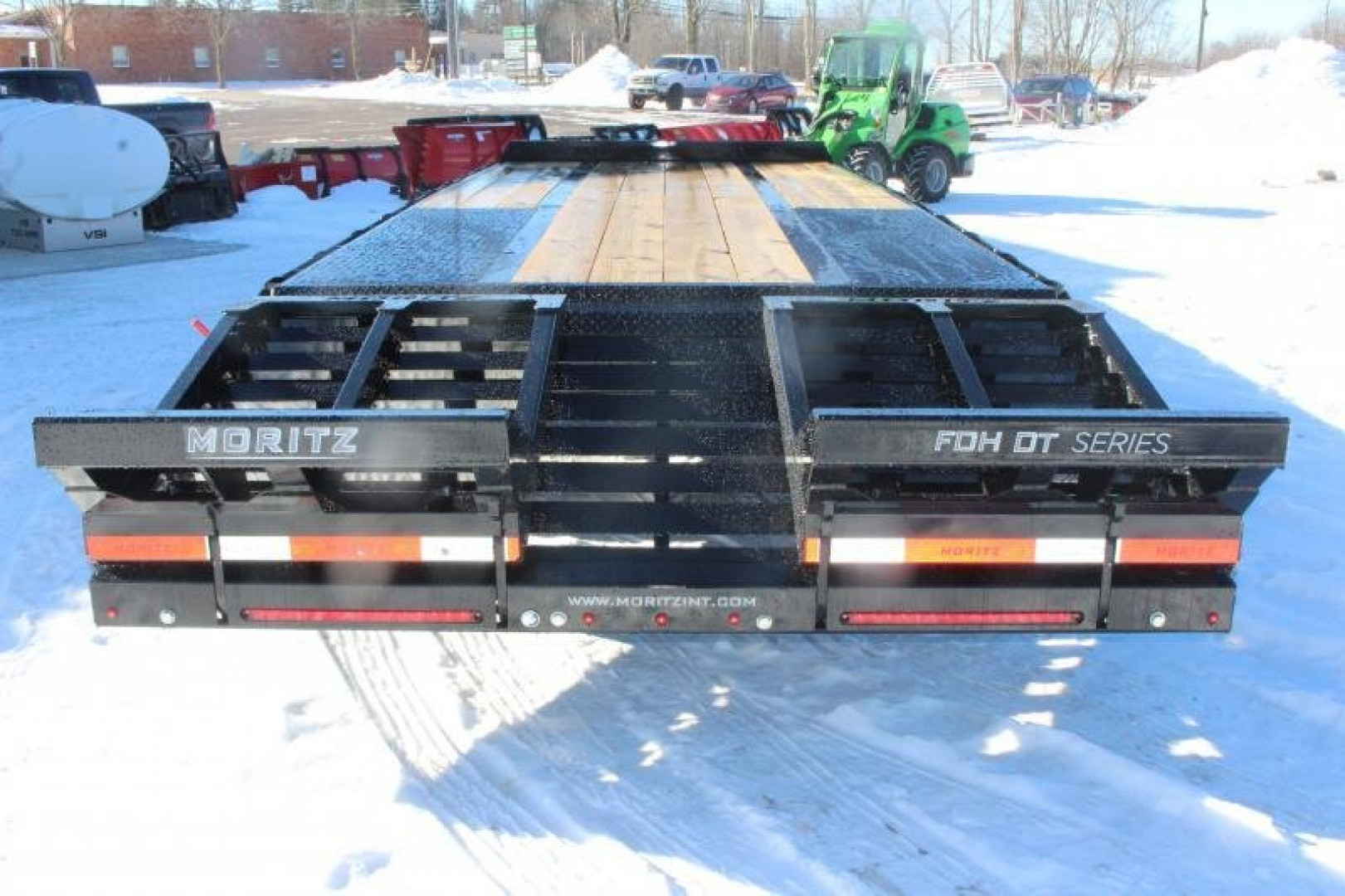 New 2025 Moritz FDPH DT 20' + 5' - Pintle Ring Deckover Equipment Trailer - 25900# GVW