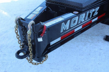 New 2025 Moritz FDPH DT 20' + 5' - Pintle Ring Deckover Equipment Trailer - 25900# GVW