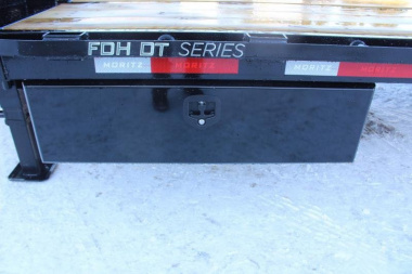 New 2025 Moritz FDPH DT 20' + 5' - Pintle Ring Deckover Equipment Trailer - 25900# GVW