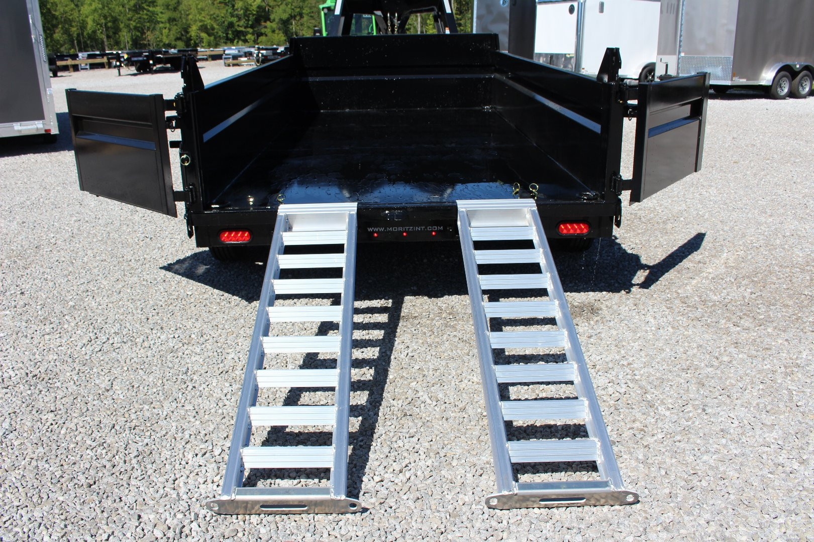 New 2025 Moritz 6' 10" x 14' Heavy Commercial DLH Series Dump Trailer - 16000# GVW