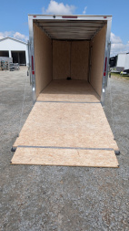 New 2026 Legend 7x16 + 2' V-Nose Aluminum Enclosed Cargo Trailer w/ Ramp Door