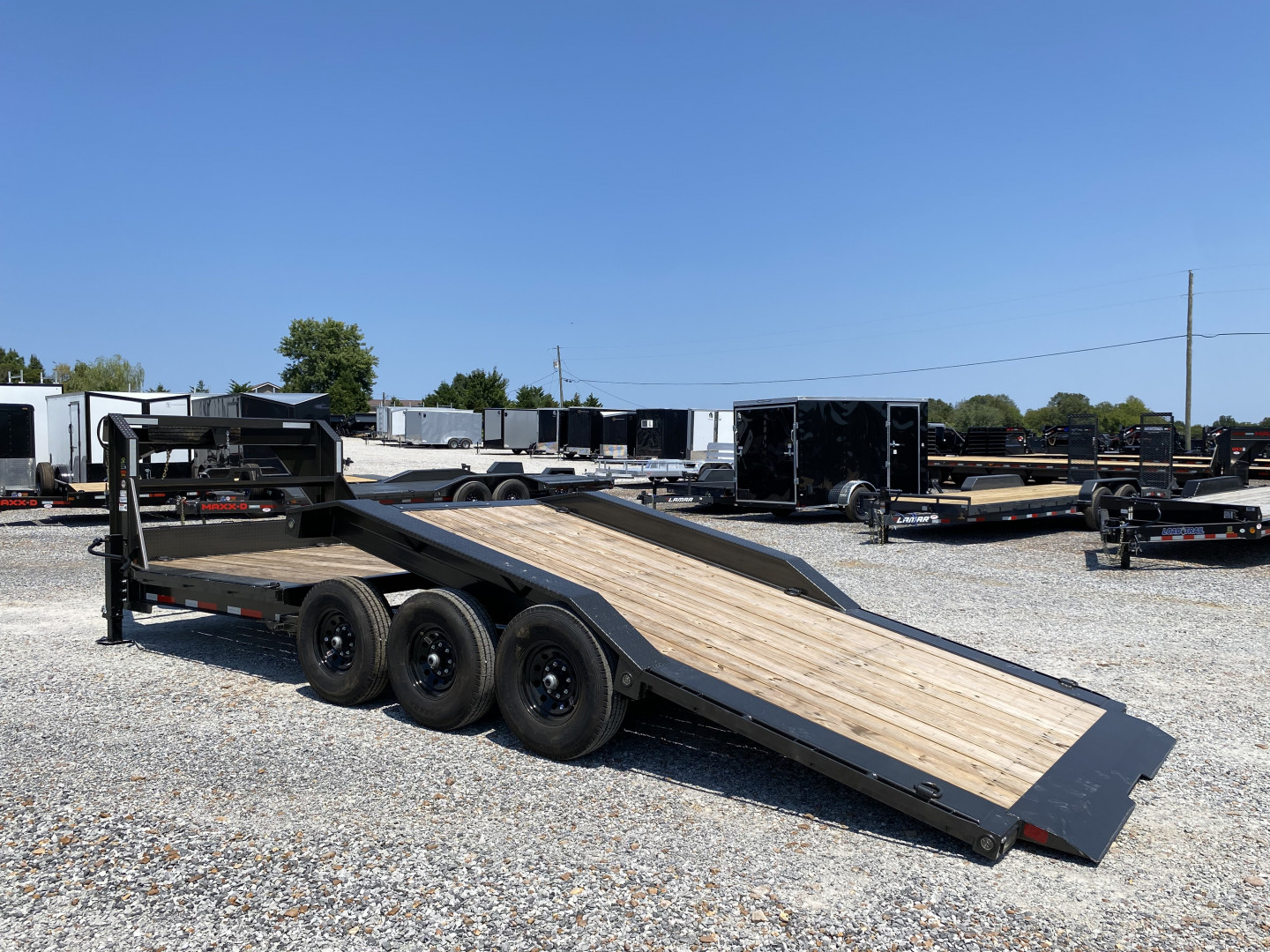 New 2026 MAXXD 102"x24' 21k Gravity Tilt Gooseneck Trailer