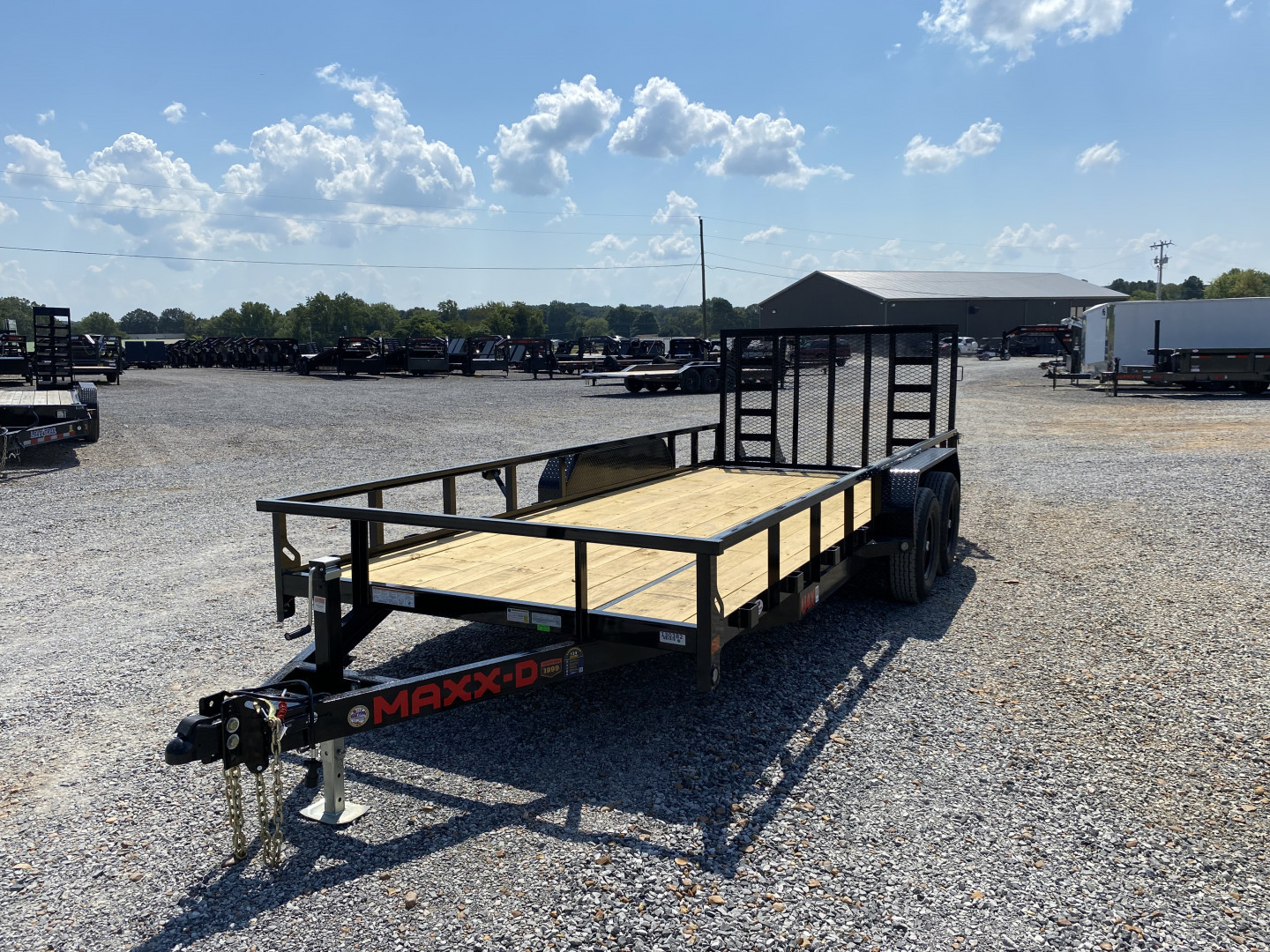New 2026 MAXXD 83" X 18' 10K Utility Trailer