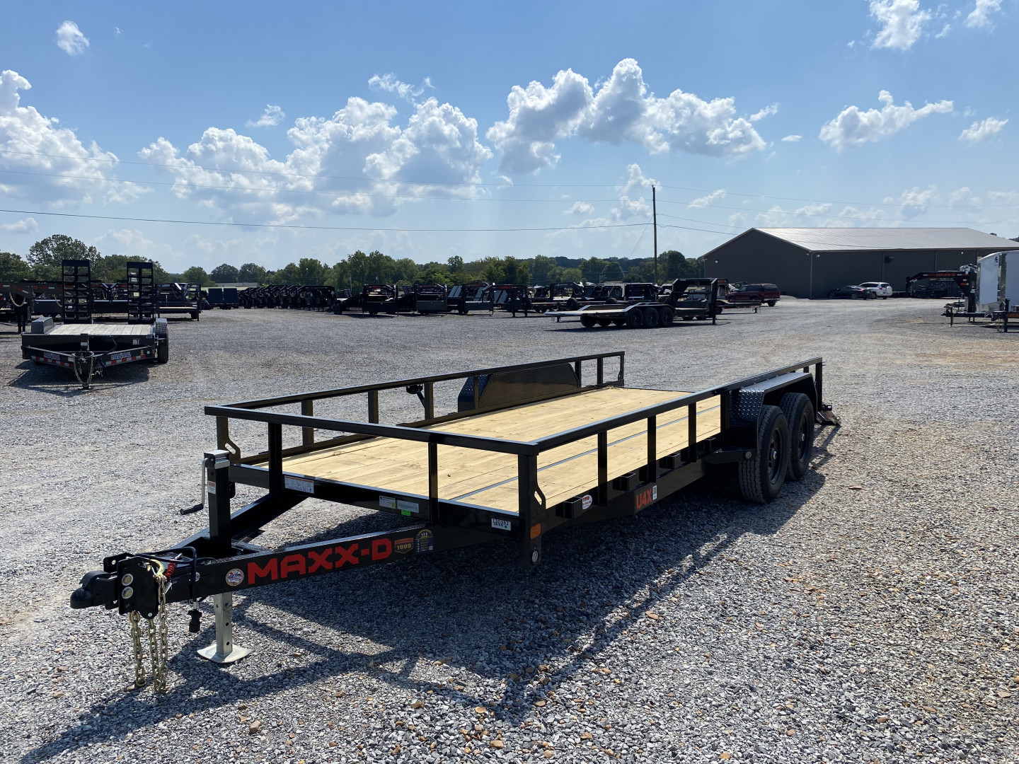New 2026 MAXXD 83" X 18' 10K Utility Trailer