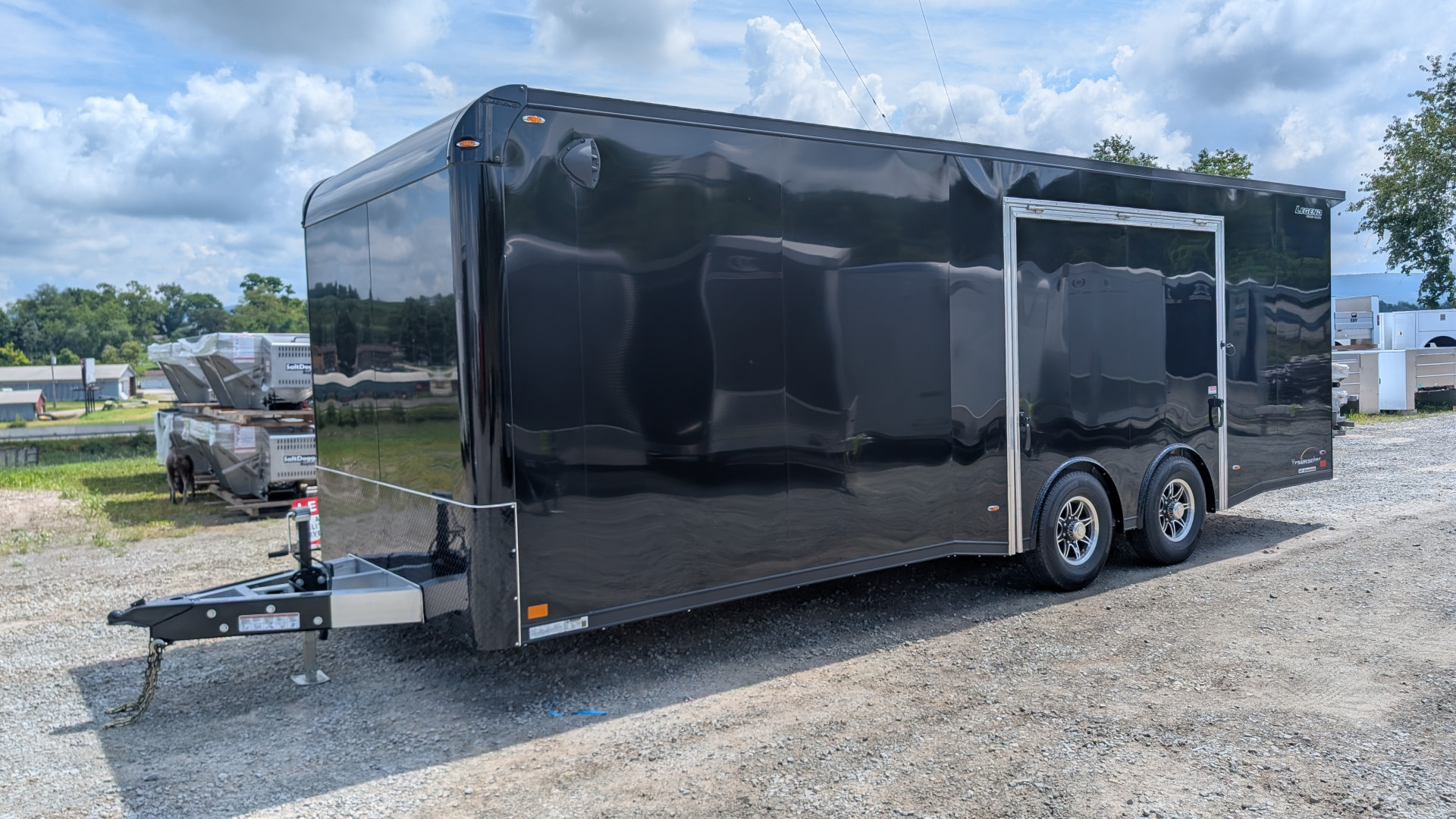 New 2026 Legend 8.5 x 24 Trailmaster Race Series Car Hauler w/ Ramp (ESCAPE DOOR!!!)