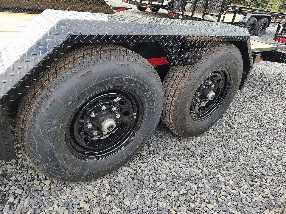 New 2026 Moritz International 7'X22' HD 14K Gravity Tilt-bed Equipment Trailer