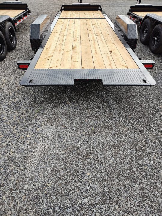 New 2026 Moritz International 7'X22' HD 14K Gravity Tilt-bed Equipment Trailer
