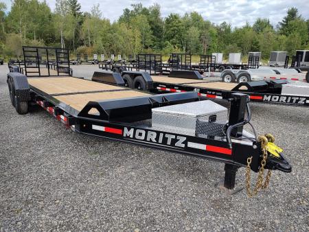 New 2026 Moritz International 7'X22' HD 14K Gravity Tilt-bed Equipment Trailer