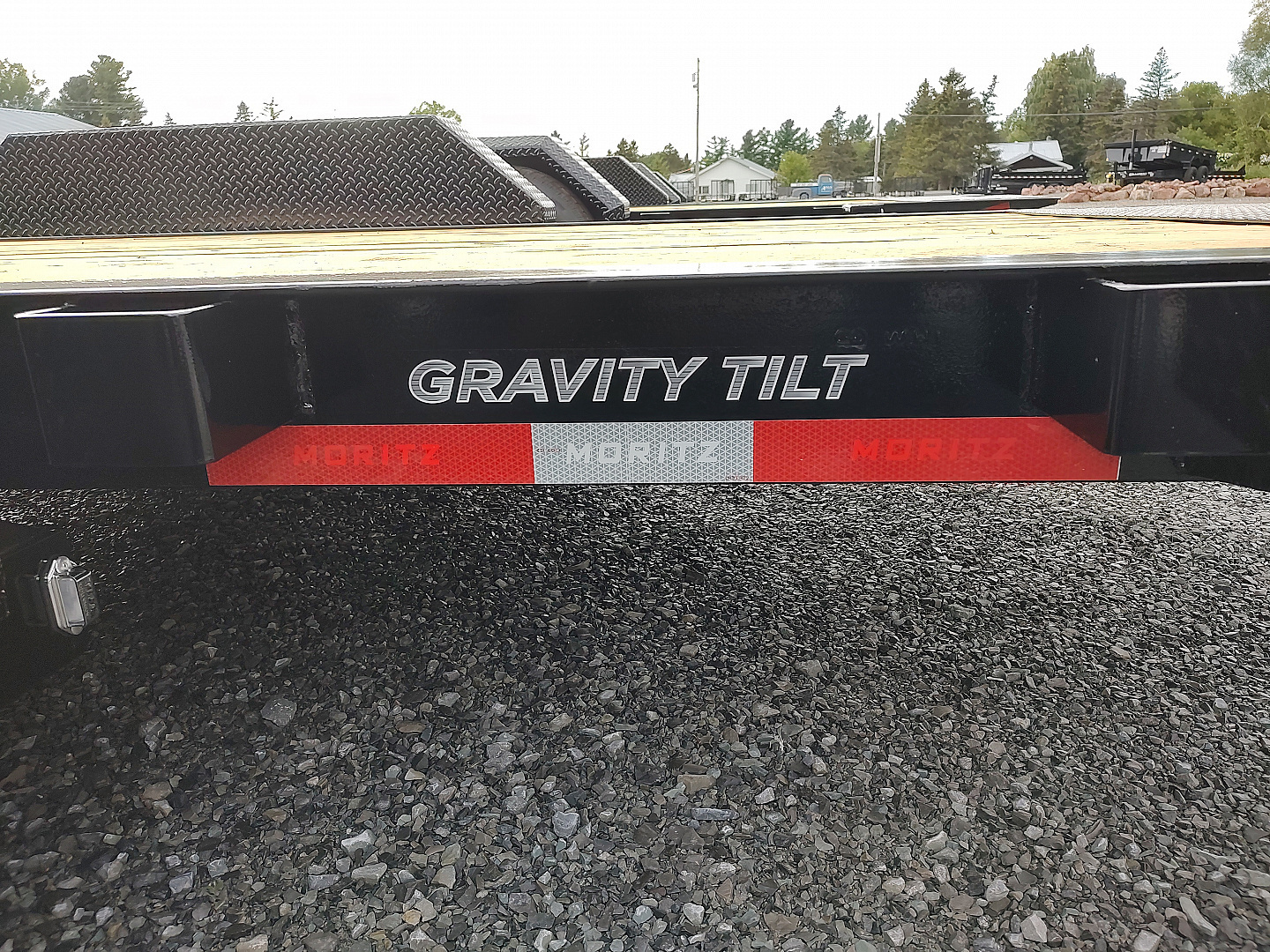 New 2026 Moritz International 7'X20' HD 14K Gravity Tilt-bed Equipment Trailer
