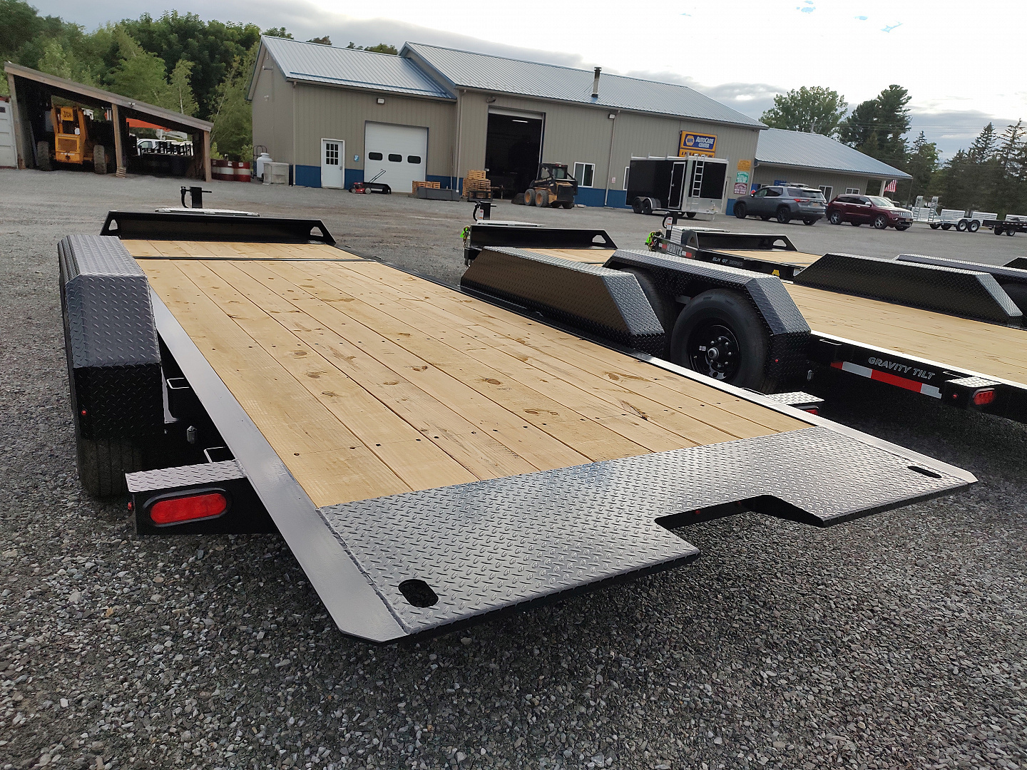 New 2026 Moritz International 7'X20' HD 14K Gravity Tilt-bed Equipment Trailer