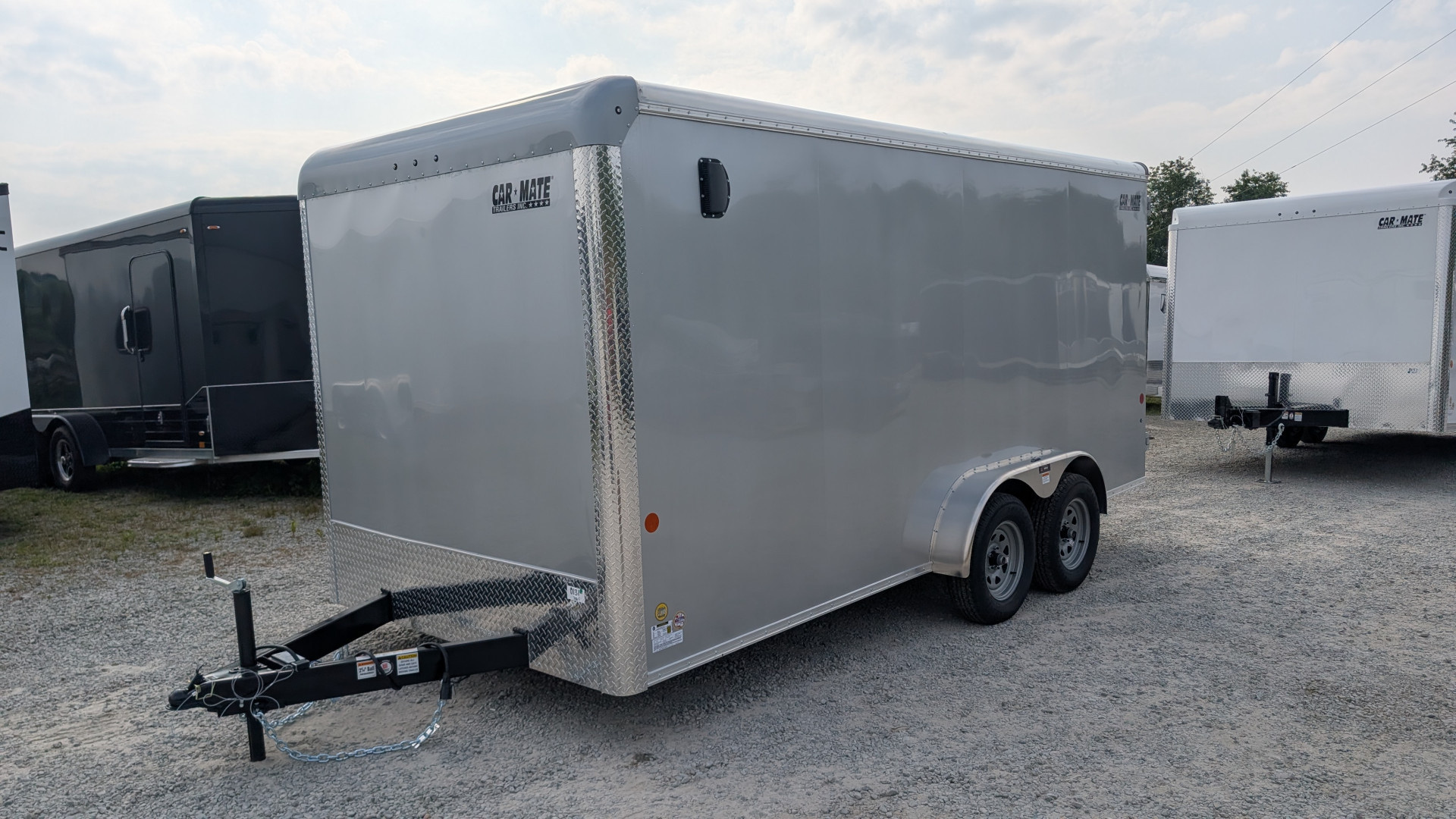 New 2026 Car Mate 7x16 HD Custom Cargo Trailer w/ Barn Doors