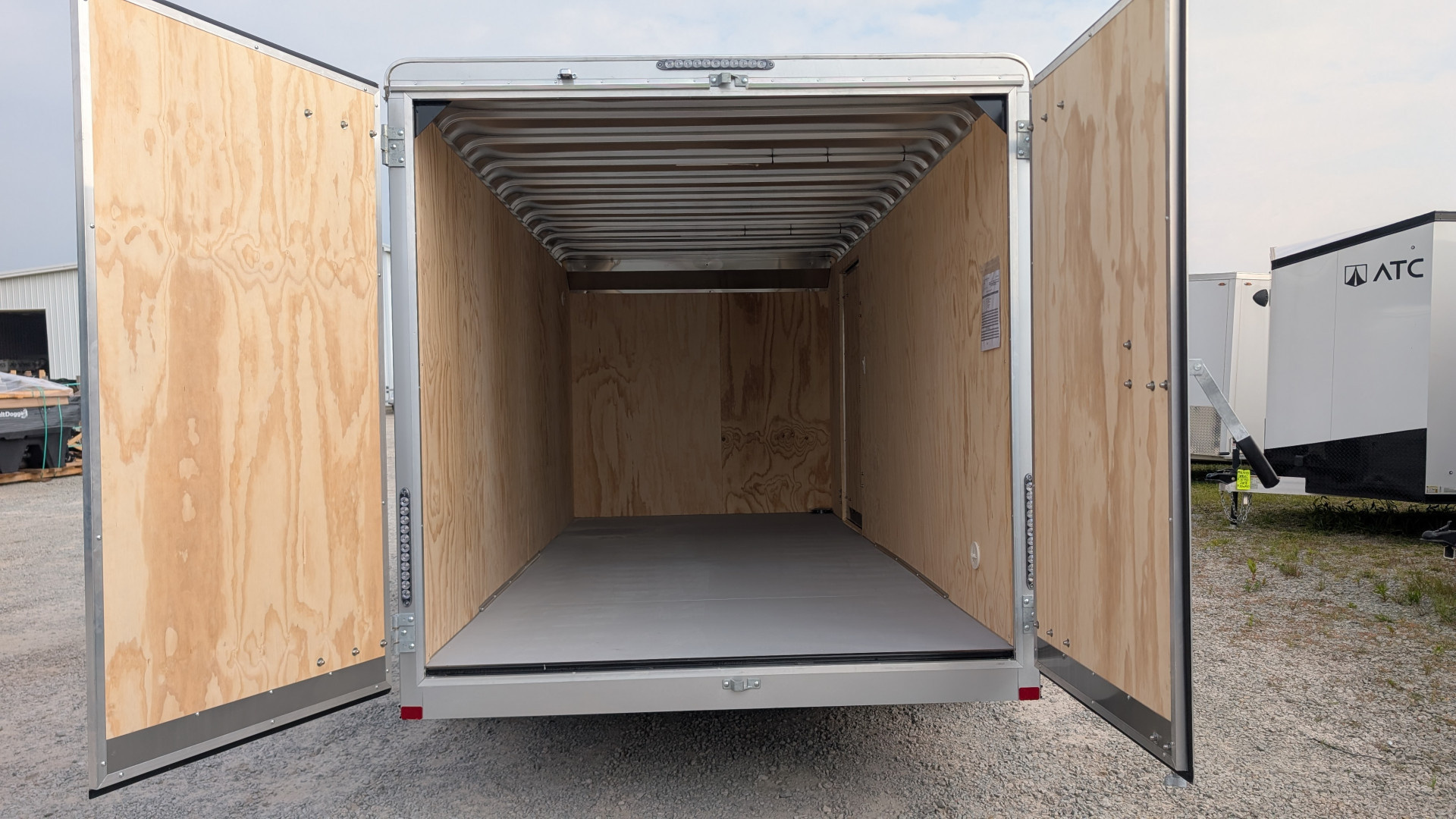 New 2026 Car Mate 7x16 HD Custom Cargo Trailer w/ Barn Doors