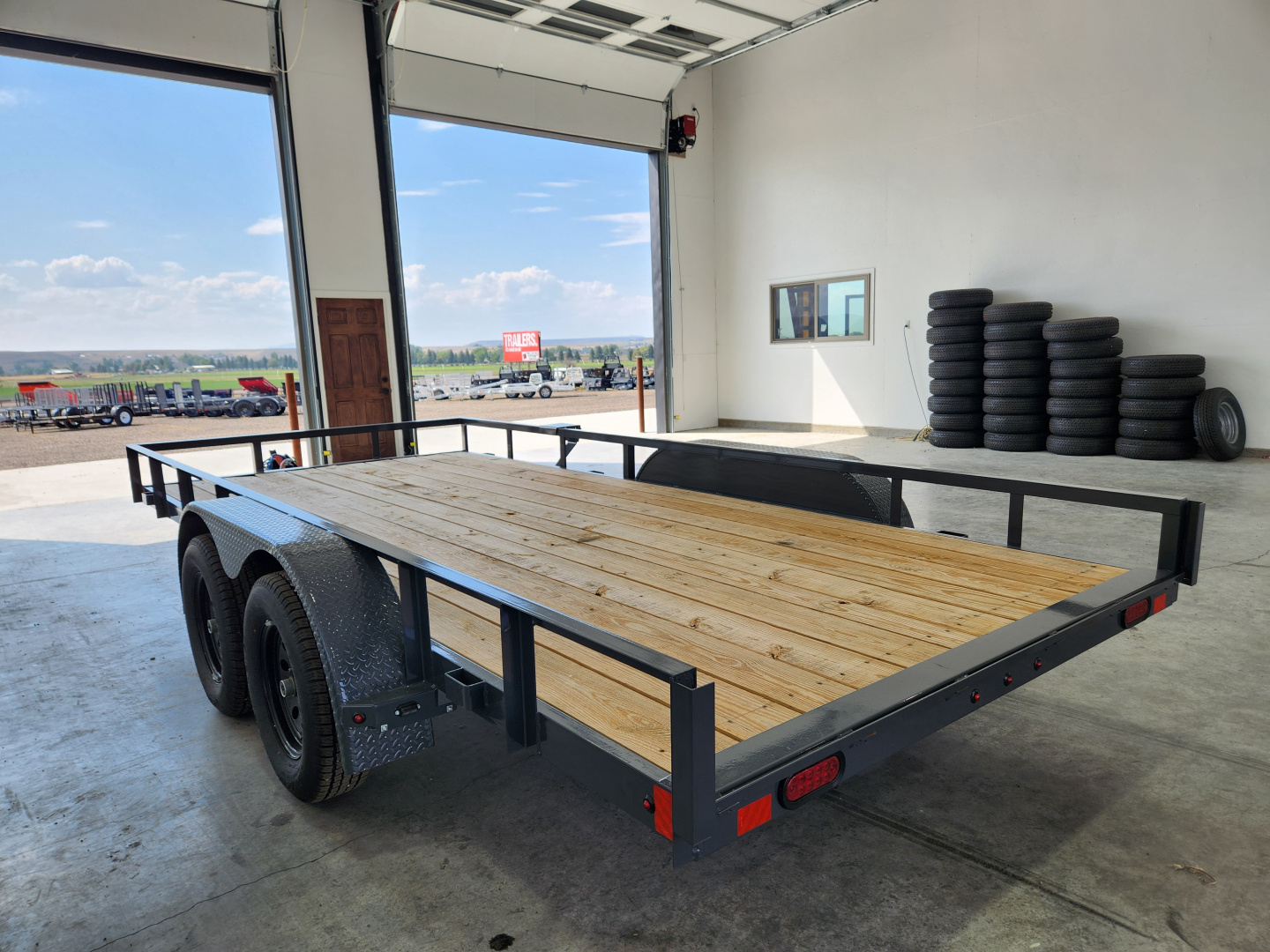 New 2026 Lamar 16' Utility Trailer 7K