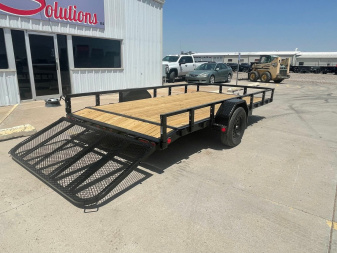 New 2026 PJ Trailers 83" x 14' Utility Trailer 3500LB Axles