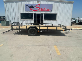 New 2026 PJ Trailers 83" x 14' Utility Trailer 3500LB Axles