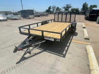 New 2026 PJ Trailers 83" x 14' Utility Trailer 3500LB Axles
