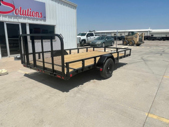 New 2026 PJ Trailers 83" x 14' Utility Trailer 3500LB Axles