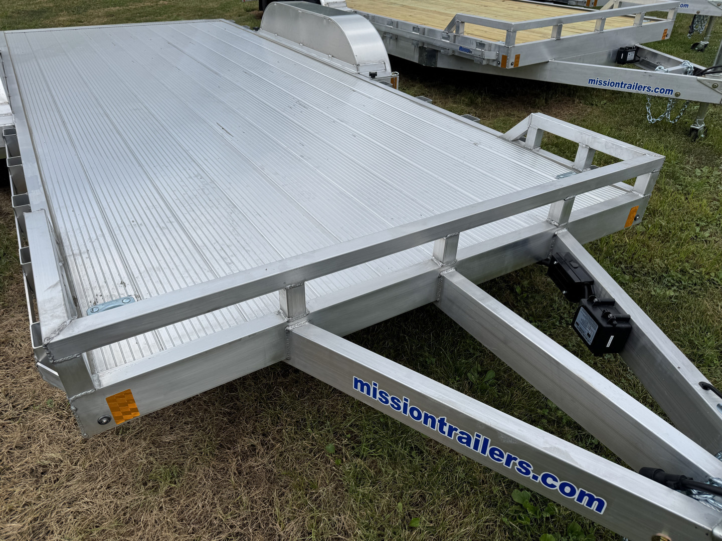 New 2026 Mission MOCH8X18 AL 10K 18 Foot Aluminum Deck Car Hauler