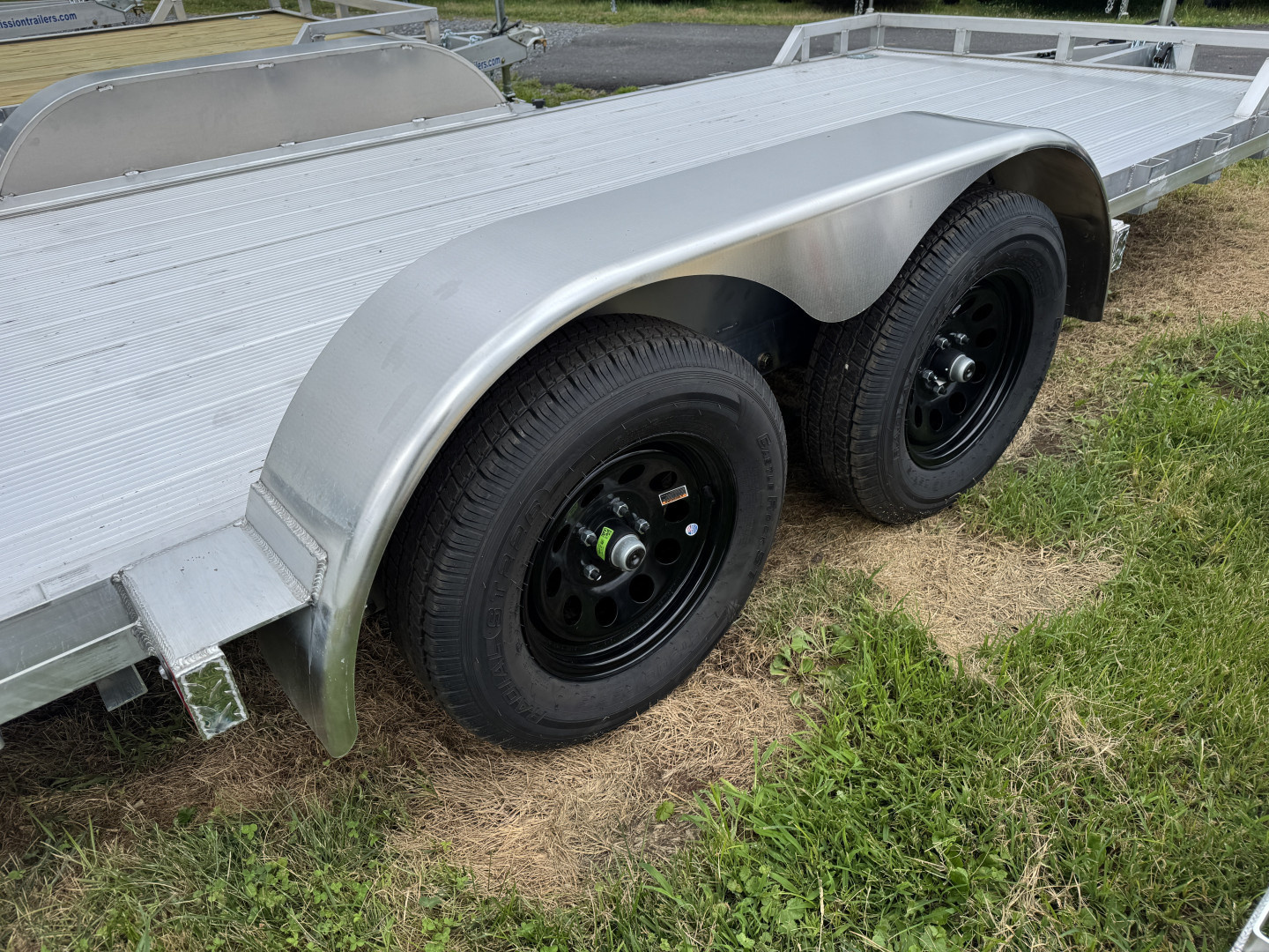 New 2026 Mission MOCH8X18 AL 10K 18 Foot Aluminum Deck Car Hauler