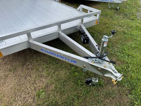 New 2026 Mission MOCH8X18 AL 10K 18 Foot Aluminum Deck Car Hauler