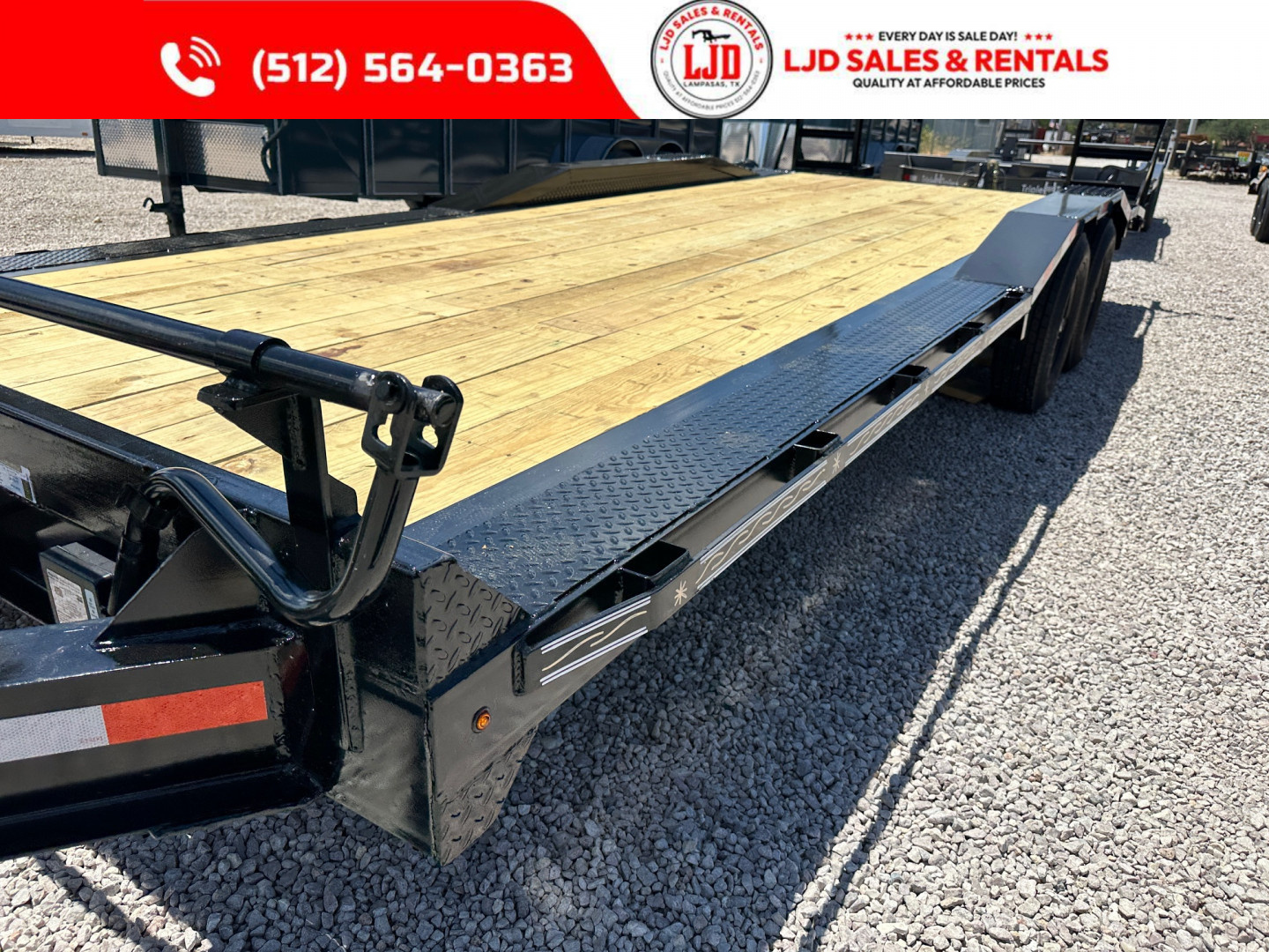 New 2025 Triple R - 102"x22' Drive Over Fender Equipment Trailer - Demo