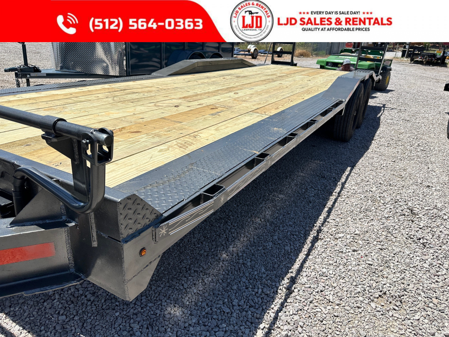 New 2025 Triple R - 102"x24' - Drive Over Fender Equipment Trailer - SUR