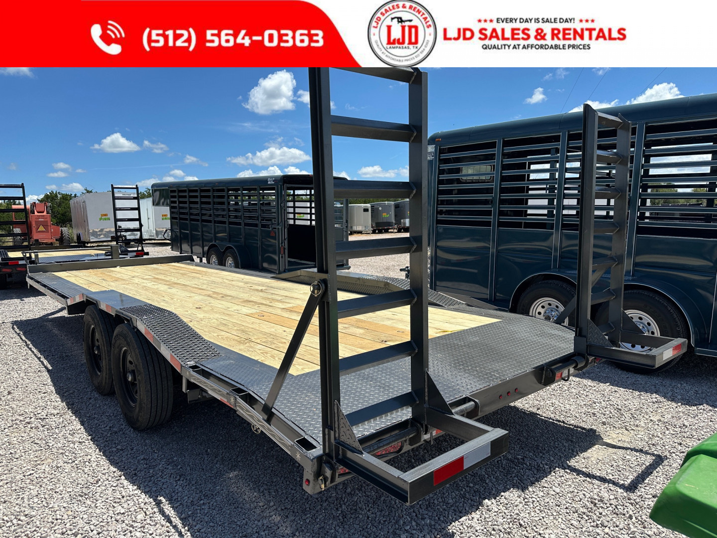 New 2025 Triple R - 102"x24' - Drive Over Fender Equipment Trailer - SUR