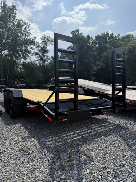 New 2026 CAM 22' Equip. Trailer w/ Beavertail - 7K Axles - 14,000 GVWR