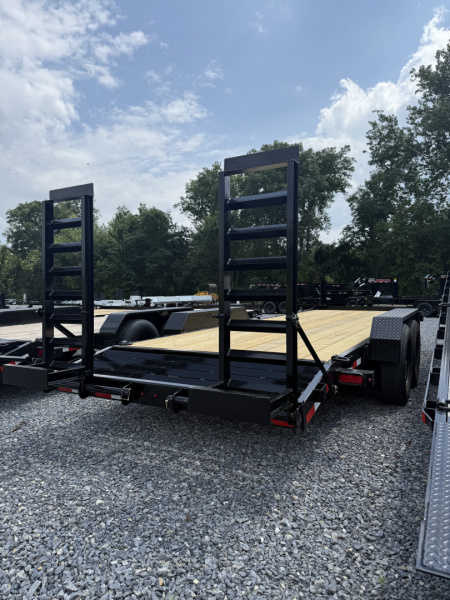 New 2026 CAM 22' Equip. Trailer w/ Beavertail - 7K Axles - 14,000 GVWR