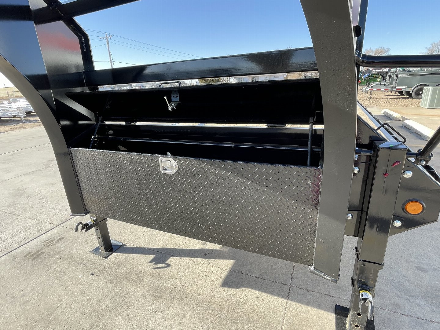 New 2026 PJ Trailers 28' X 102" Flatdeck 5' Dovetail With Monster Ramps Flatbed Trailer