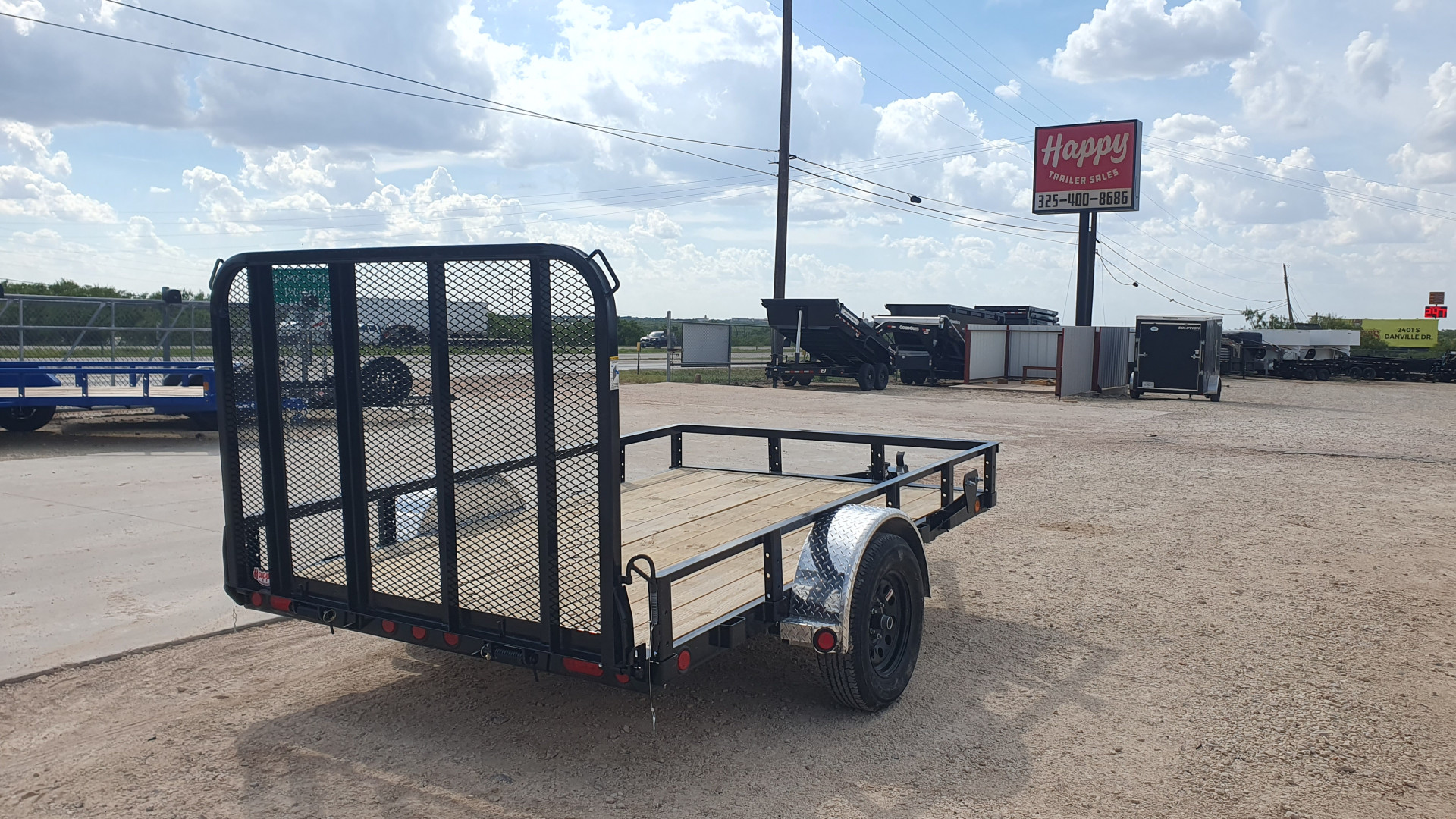 New 2026 PJ 77"x10' Single Axle Utility Trailer - U7