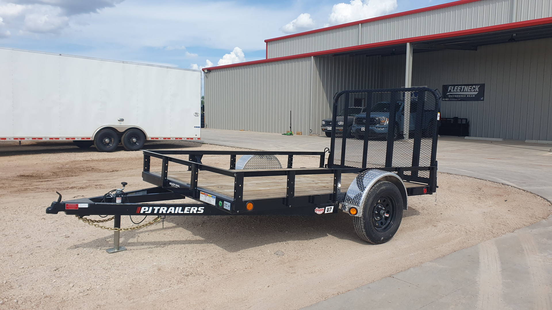 New 2026 PJ 77"x10' Single Axle Utility Trailer - U7