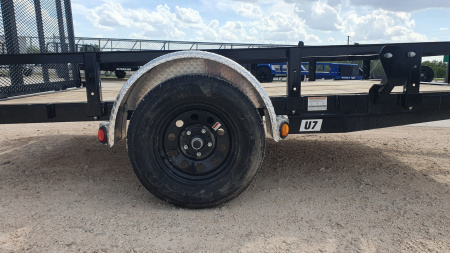 New 2026 PJ 77"x10' Single Axle Utility Trailer - U7