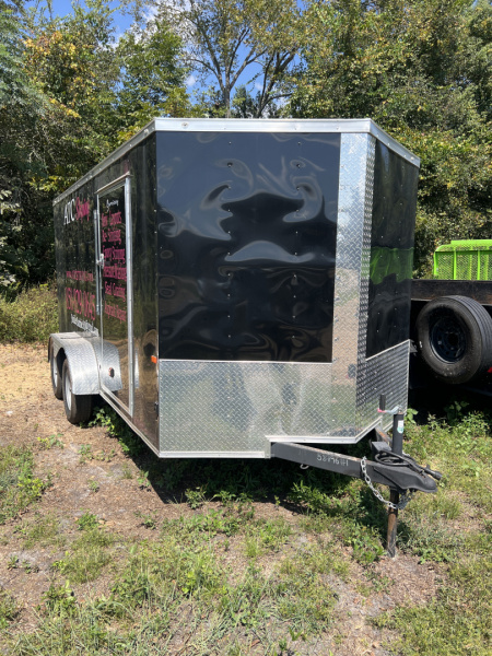 Used 2024 Rock Solid Cargo 7X14 TA-3500 Cargo / Enclosed Trailer