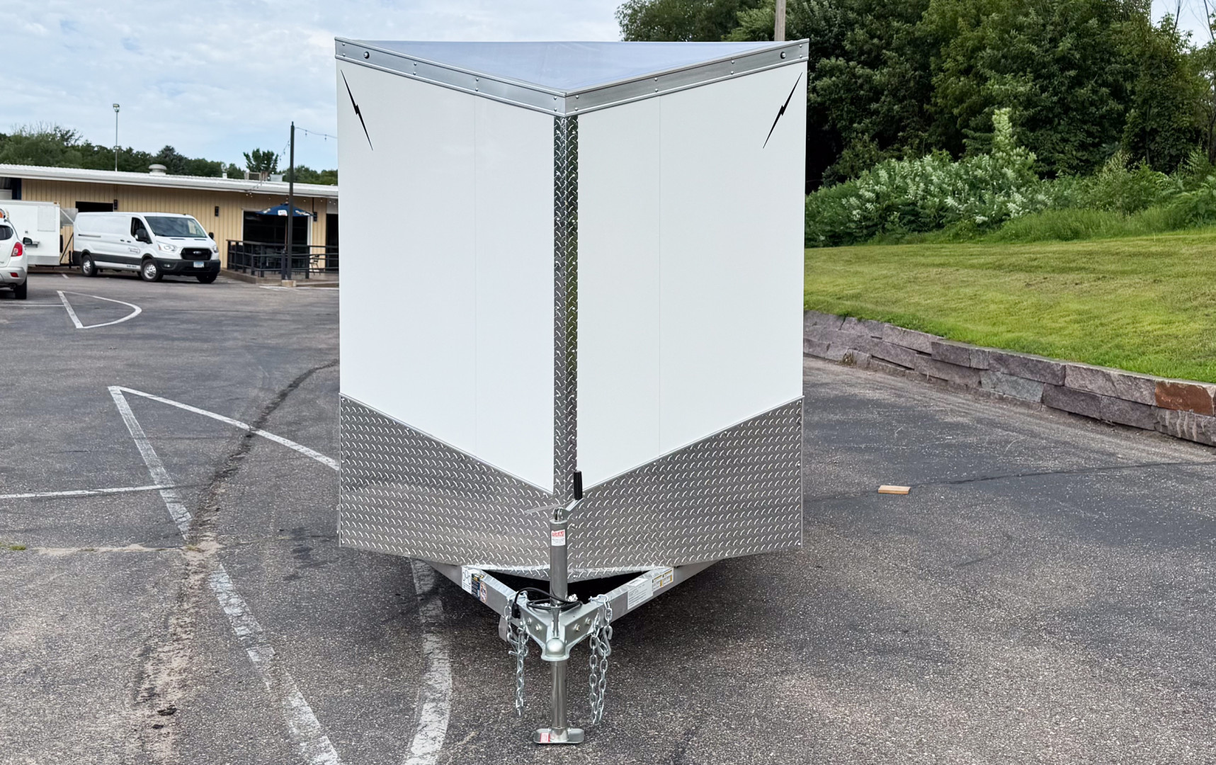 New Lightning 6x12 Enclosed Cargo Trailer - Double Doors!