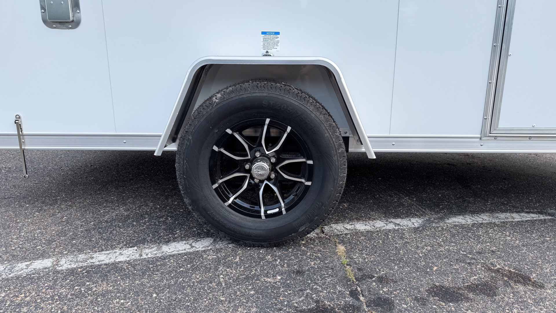 New Lightning 6x12 Enclosed Cargo Trailer - Double Doors!