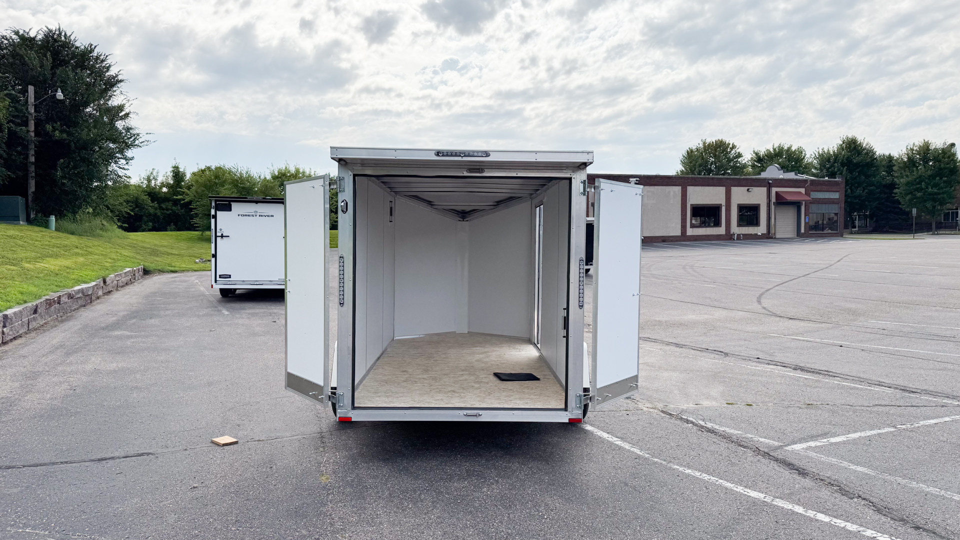 New Lightning 6x12 Enclosed Cargo Trailer - Double Doors!
