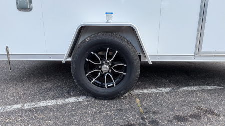 New Lightning 6x12 Enclosed Cargo Trailer - Double Doors!