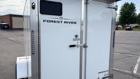 New Lightning 6x12 Enclosed Cargo Trailer - Double Doors!