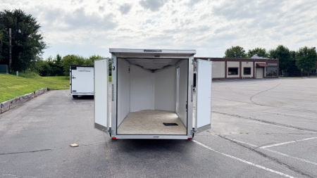 New Lightning 6x12 Enclosed Cargo Trailer - Double Doors!